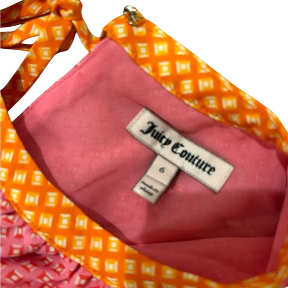 Juicy Couture High Neck Mini Shift Dress Barbie Pink - Picture 3 of 5